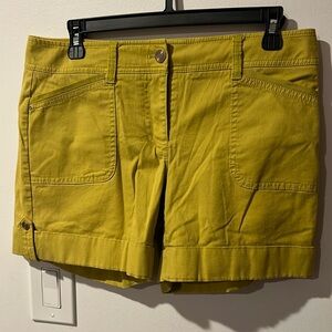 Lime green shorts women's size 4